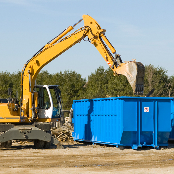 how many times can i have a residential dumpster rental emptied in Yolyn